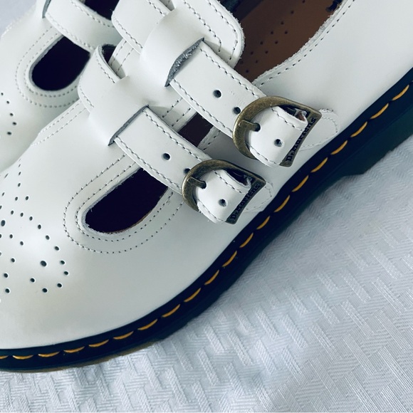 Dr. Martens Leather Virginia buckle double strap Mary Jane loafers New Size 10 - Picture 8 of 16